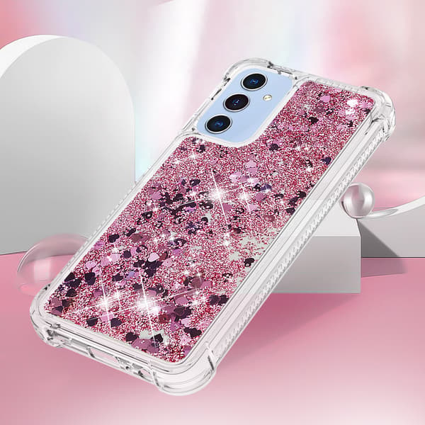 Glitter Bling TPU Case Samsung Galaxy A26 Roséguld