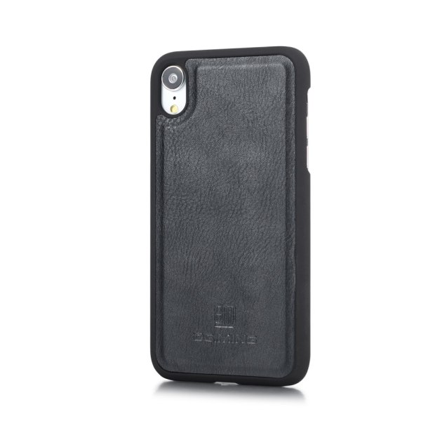 DG.MING 2-i-1 Magnet Pung iPhone XR Sort