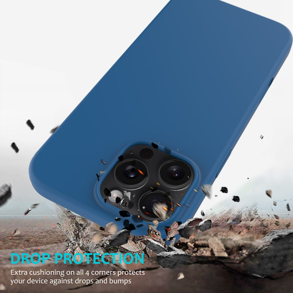 Silikonskal iPhone 16 Pro Blå