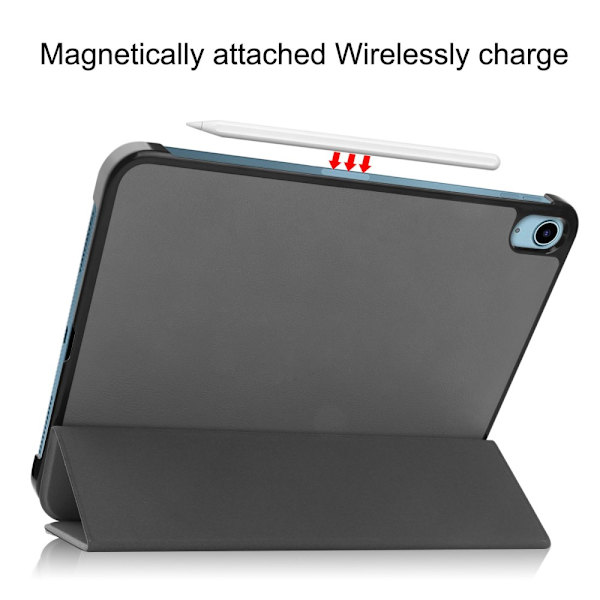iPad 10.9 2022 (10. generation) Etui Tri-fold Grå