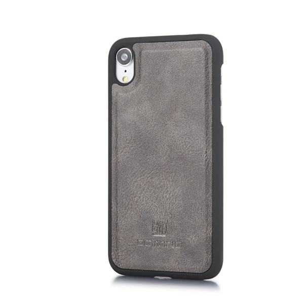 DG.MING 2-i-1 Magnet Pung iPhone XR Brun