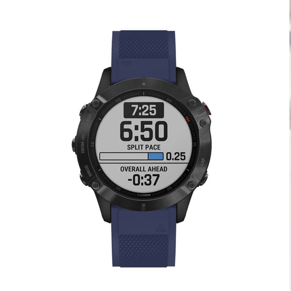 Silikonarmband Garmin Fenix E 47mm Mörkblå
