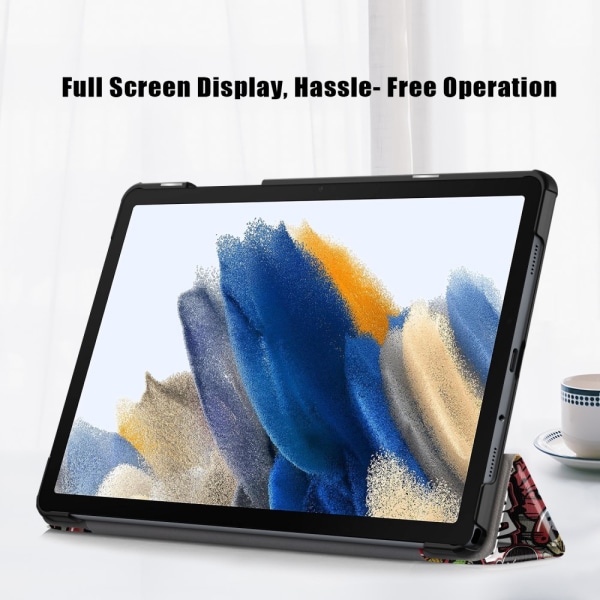 Samsung Galaxy Tab A9 Plus -kotelo Tri-fold Graffiti