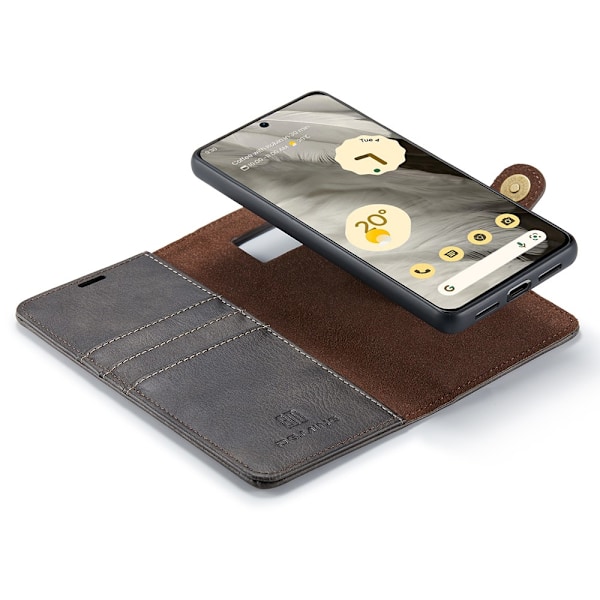 DG.MING 2-in-1 Magnet Wallet Google Pixel 8 Brown