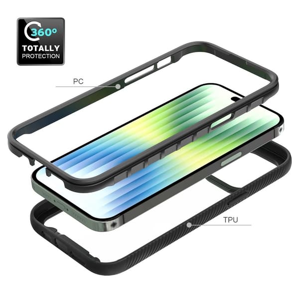 Allround Cover Skal iPhone 14 Pro Max Svart
