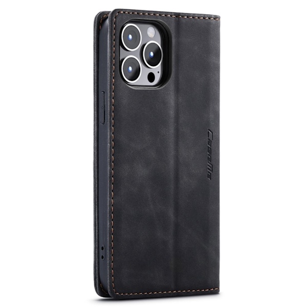 CaseMe Slim Pungetui iPhone 14 Pro Sort