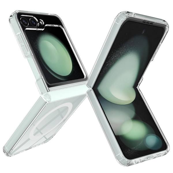 MagSafe-kuori Samsung Galaxy Z Flip 6 - läpinäkyvä