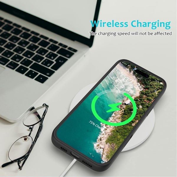 Silikonecover iPhone 16 Pro Sort