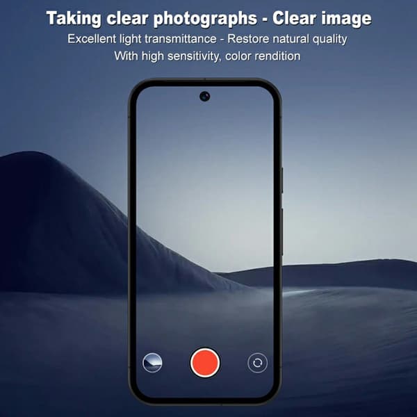Imak Härdat Glas Linsskydd Google Pixel 9a Svart