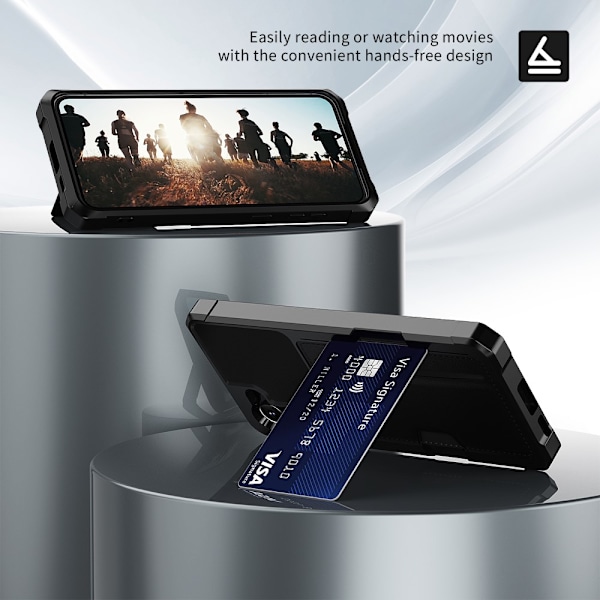 Armor Card Case Galaxy S25 Plus Svart