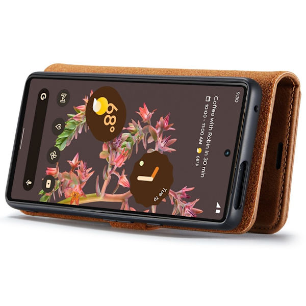 DG.MING 2-in-1 Magnet Plånbok Google Pixel 7 Cognac
