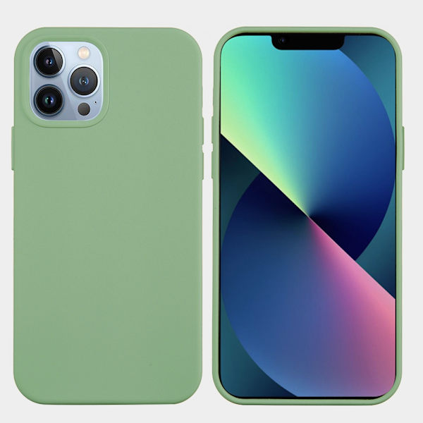 Silikonskal iPhone 14 Pro Max Grön