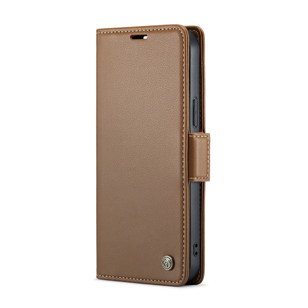 CaseMe Slim Pungetui RFID-beskyttelse iPhone 16 Pro Max Brun