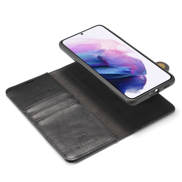 DG.MING 2-i-1 Magnet Pung Samsung Galaxy S21 Plus Sort