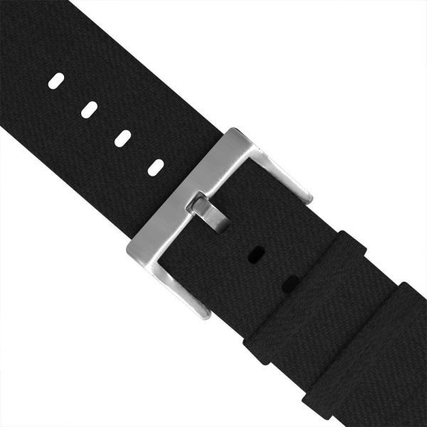Canvasrem til Fitbit Versa/Versa 2 Sort