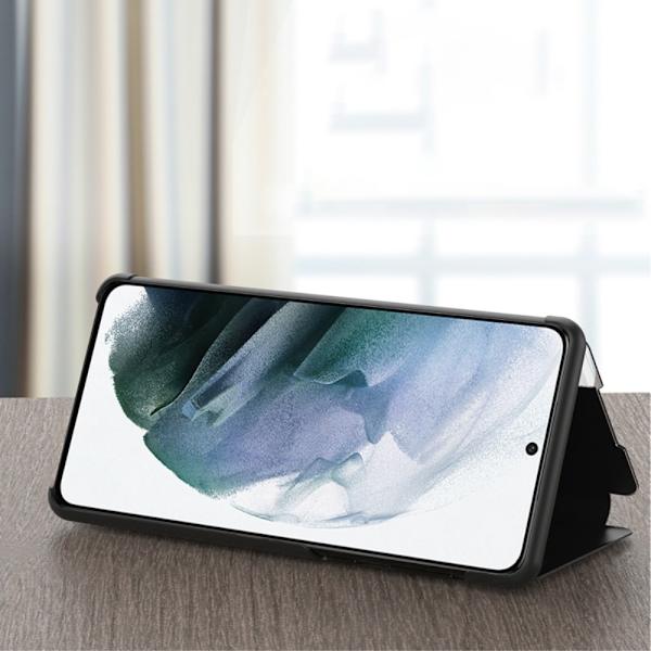 Samsung Galaxy S22 Plus -kotelo näytöllä, musta