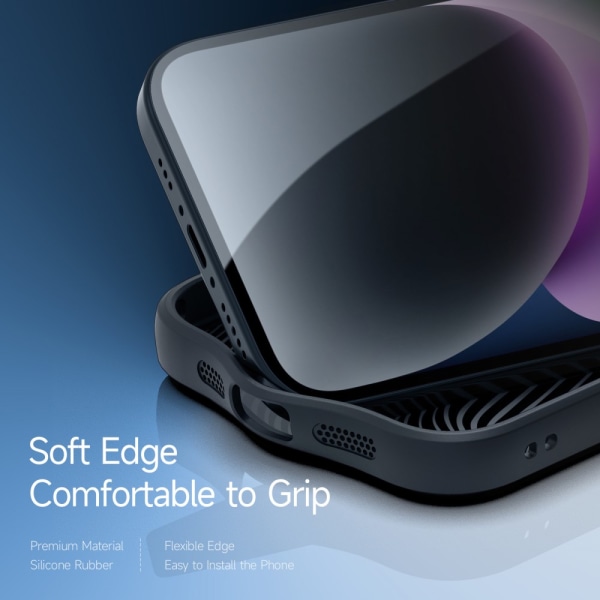 Dux Ducis Aimo -sarjan MagSafe kotelo iPhone 15 musta