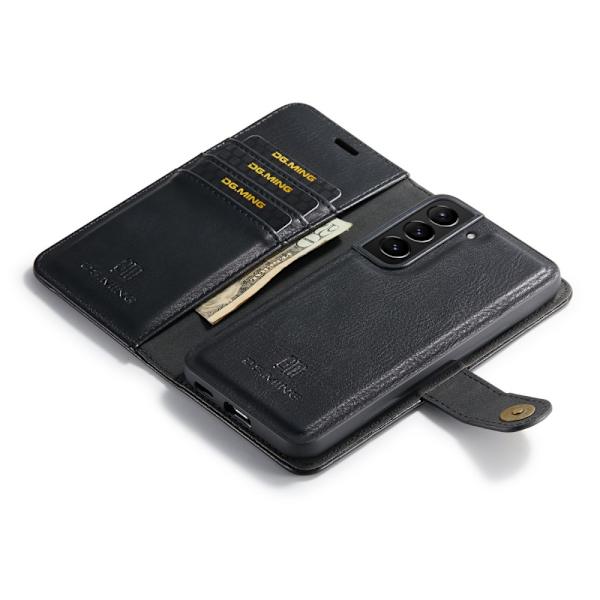 DG.MING 2-in-1 Magnet Wallet Samsung Galaxy S23 Plus Black