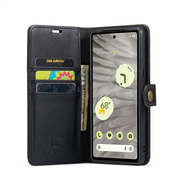 DG.MING 2-in-1 Magnet Wallet Google Pixel 8a Black