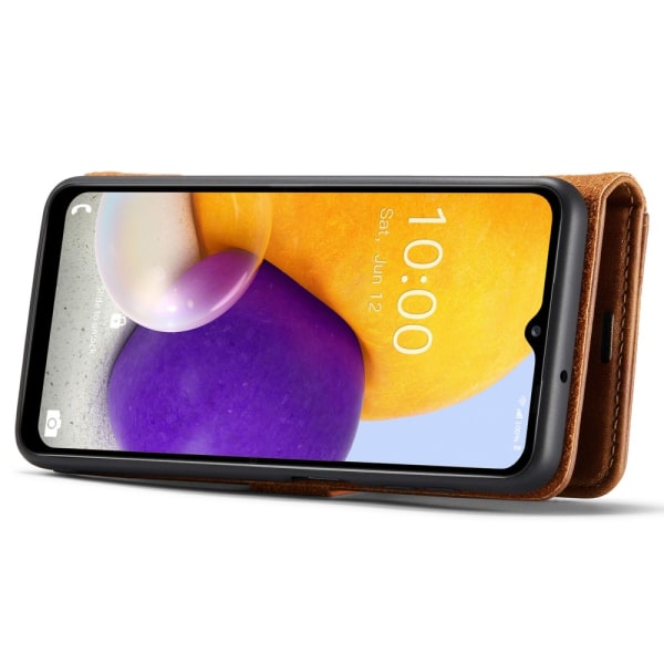 DG.MING 2-in-1 Magnet Wallet Samsung Galaxy A13 Cognac