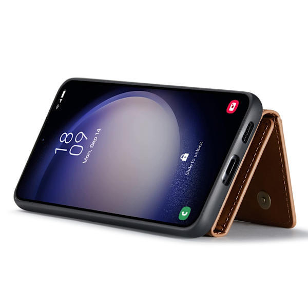 DG.MING 2 in 1 Magnetic Card Slot Case Samsung Galaxy A16 Cognac