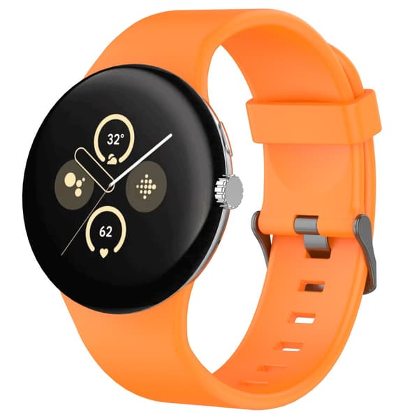 Silikoniranneke Google Pixel Watch 4 45mm Oranssi