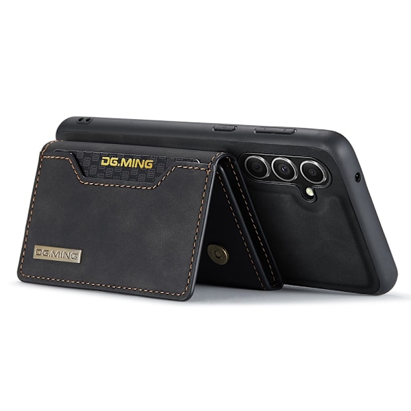 DG.MING 2 in 1 Magnetic Card Slot Case Samsung Galaxy S25 Black