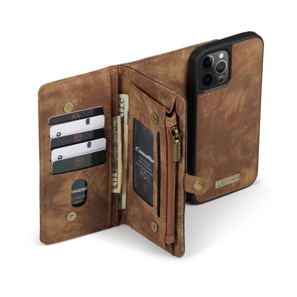 CaseMe Pungetui Multi-Slot iPhone 12 Pro Max Brun