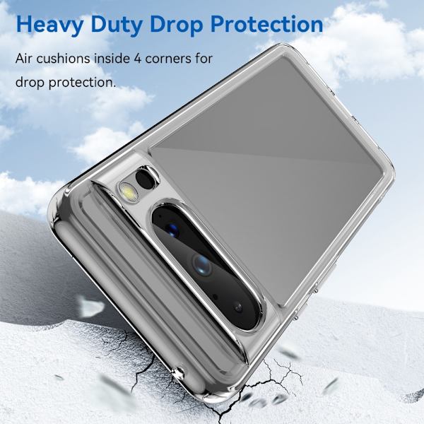 Hybrid Edge Case Google Pixel 8 Pro Transparent