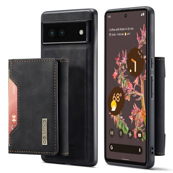 DG.MING Magnetisk Kortlomme Etui Google Pixel 7 Sort