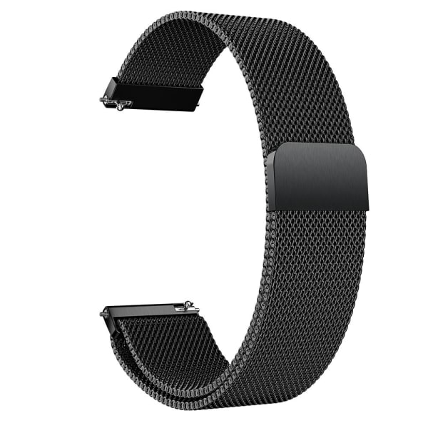 Milanese Loop Rannekoru Samsung Galaxy Watch Active Musta
