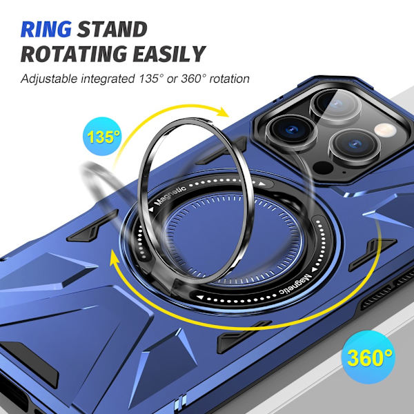 iPhone 16 Pro MagSafe Ring -hybridikuori, sininen