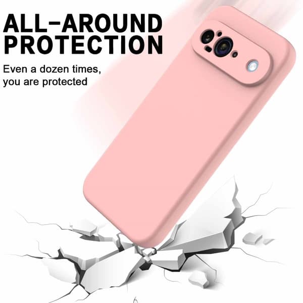Silikonikuori Google Pixel 9 Pinkki