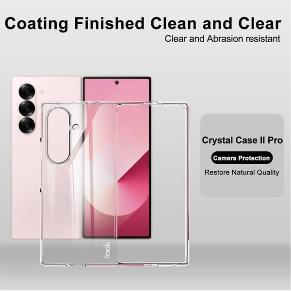 Imak Samsung Galaxy Z Fold 7 Case TPU Crystal Clear