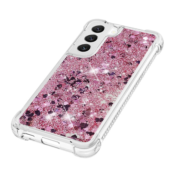 Glitter Bling TPU Case Samsung Galaxy S23 Roséguld