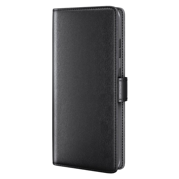 Äkta Läderfodral iPhone 16 Plus Svart