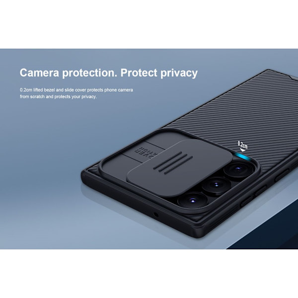 Nillkin CamShield Skal Samsung Galaxy S23 Ultra Sort