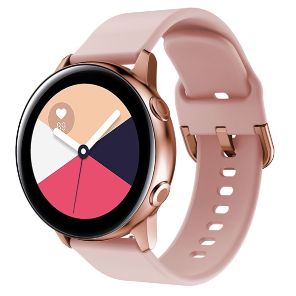 Soft Silikonarmband Samsung Galaxy Watch Active Rosa