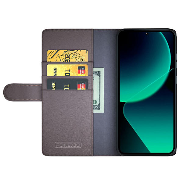 Aito nahkakotelo Xiaomi 13T Ruskea