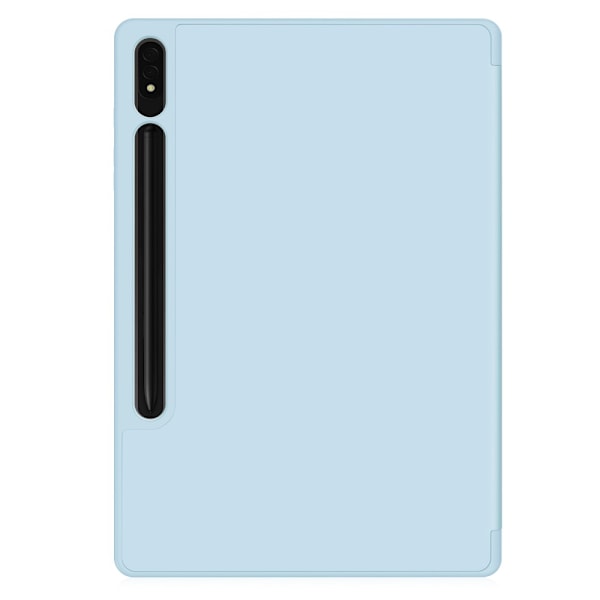 Samsung Galaxy Tab S10 Plus Etui Tri-Fold Med Pen-holder Blå