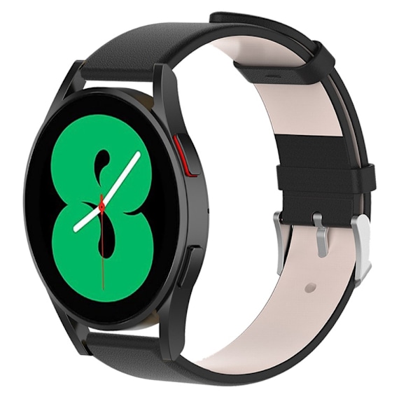 Ægte Læderrem Samsung Galaxy Watch FE Sort