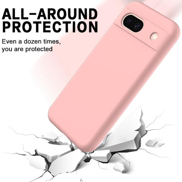 Silikonskal Google Pixel 8a Rosa