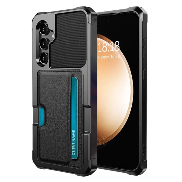 Armor Card Case Galaxy S24 Svart