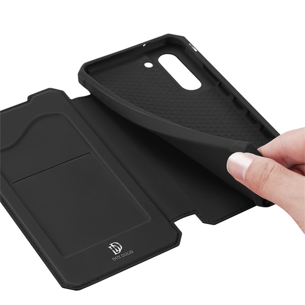 Dux Ducis Skin X Fodral Läder Samsung Galaxy S21 FE Svart