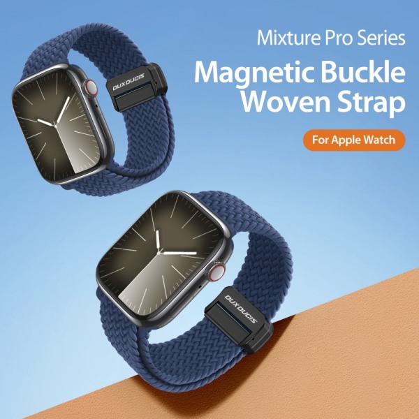 Dux Ducis Elastic Nylon Woven Strap Apple Watch 42/44/45 mm Blue