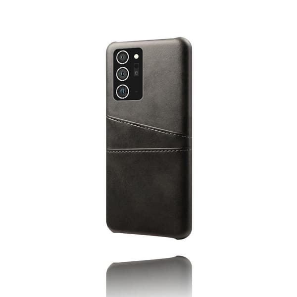 Läderskal Med Kortfack Galaxy Note 20 Svart