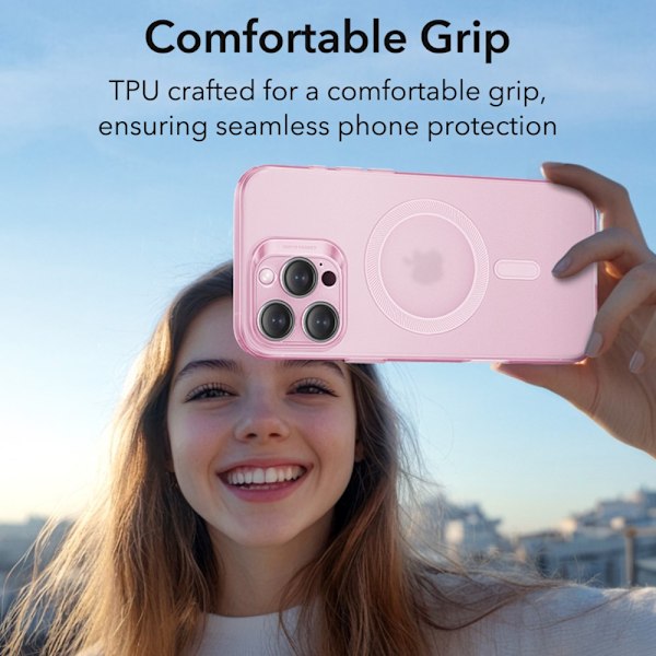 ESR Project Zero MagSafe Case iPhone 16 Pro Max Frosted Pink