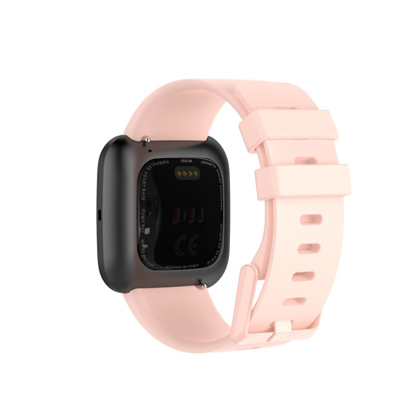 Fitbit Versa/Versa 2 -silikoniranneke, vaaleanpunainen
