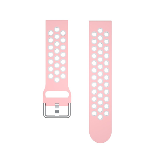 Sportarmbånd Samsung Galaxy Watch 46mm/Gear S3 Rosa/Hvid