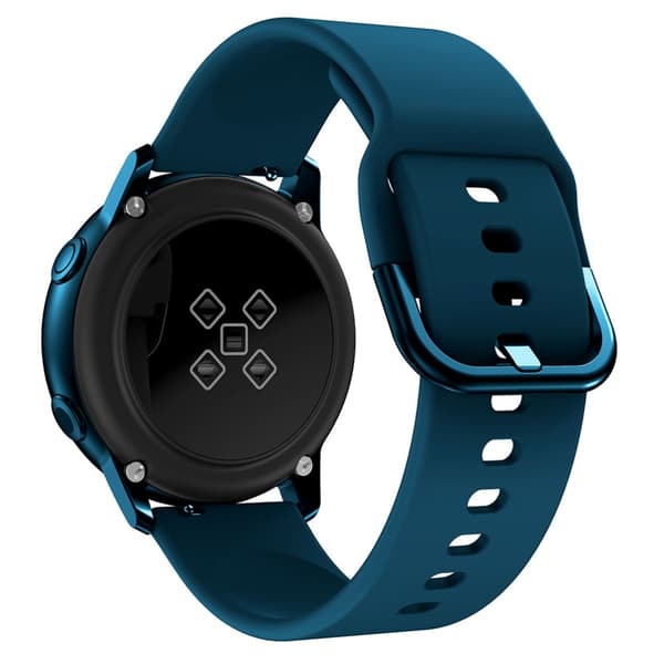Soft Silikonarmband Samsung Galaxy Watch Active Mörk Blå